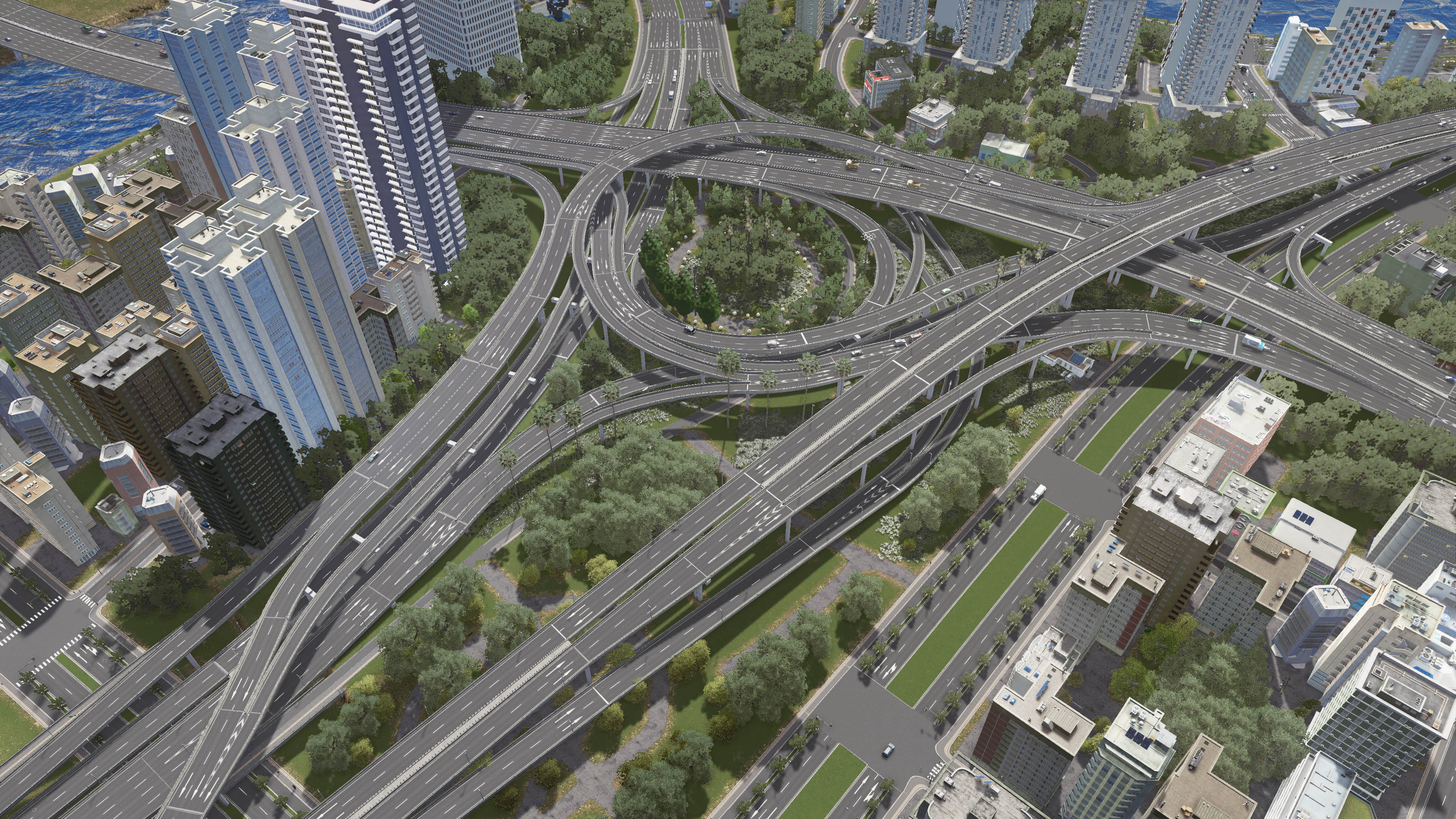 cities skylines highway interchange